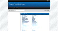 Desktop Screenshot of couponpromocodedeals.com